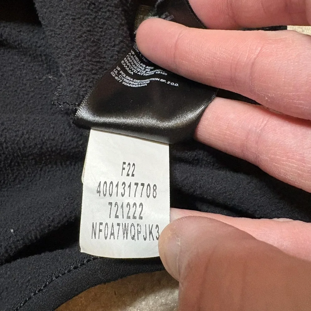 The North Face Jacket Teen XL 14-16 Black Fleece 1/4 Zip‎ Pullover NF0A7WQPJK3